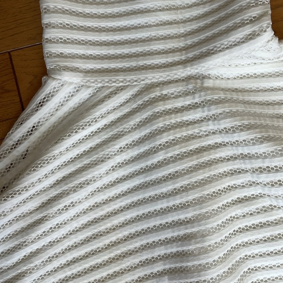 Brazilian brand Amandier size 4 white lined dress - Picture 2 of 7